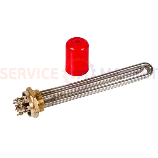 Блок тэнов 6000W 220-380V (нержав.), L=335mm гайка 1,5" (48mm) для электрического котла SANAL