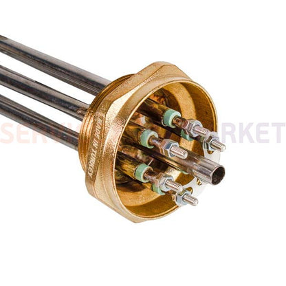 Блок тенів 12kW 220V (нержавіюча сталь) L=330mm гайка 2" (скріпка) для електричного казана TERMO-MIX