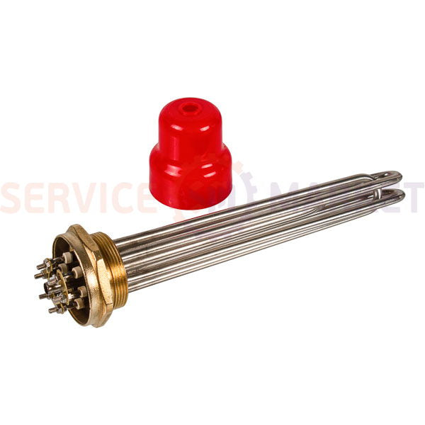 Блок тэнов 4500W 380V (нержав.), L=275mm гайка 2" для электрического котла SANAL