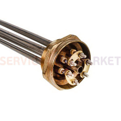 Блок тэнов 9000W 220-380V (нержав.), L=375mm гайка 2" для электрического котла Balcik