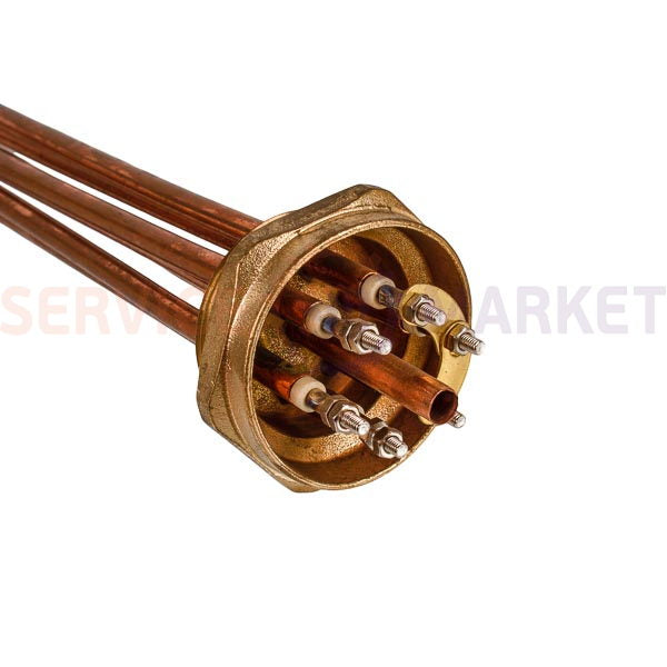Блок тэнов 7500W 220V (медный), L=330mm гайка 2" для электрического котла SANAL