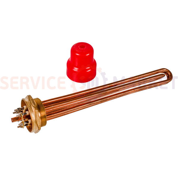 Блок тэнов 7500W 220V (медный), L=330mm гайка 2" для электрического котла SANAL