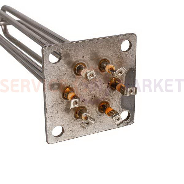 Блок тэнов 4500W 220V (нержав.), L=335mm фланец 100x100mm для электрического котла ELEKTROSAN