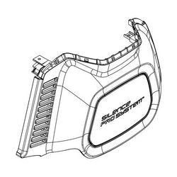 Electrolux 140006480200 Ліва частина корпуса для пилососа