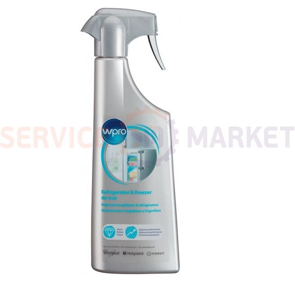 Спрей для разморозки холодильных и морозильных камер 500ml Wpro