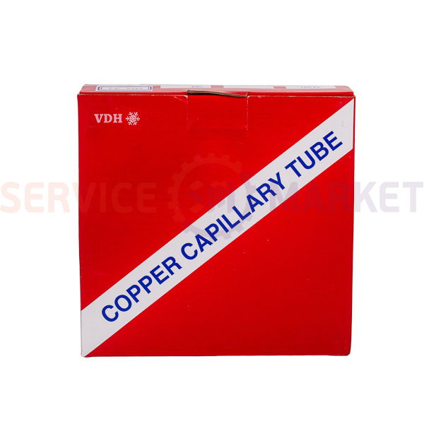 Трубка капиллярная (медная) D внутр.=1.1мм, бухта 30 метров