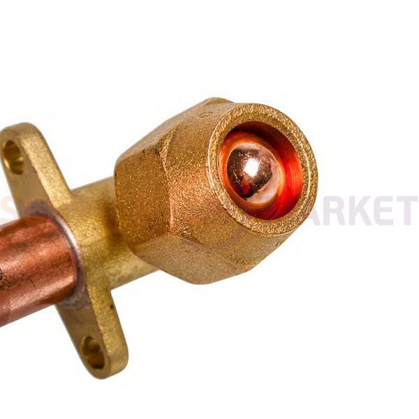 Кран сервисный (порт) 3/4" прямой для кондиционера