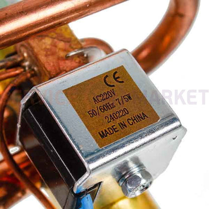 Клапан 4-х ходовой (соленоид) DHF-11B (24000-30000Btu) 10mm/14mm для кондиционера