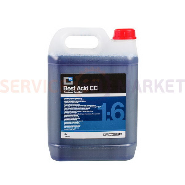 Очиститель для конденсаторов AB1212.P.01  (щелочной, концентрат 5l) ERRECOM Best Acid Cond Cleaner