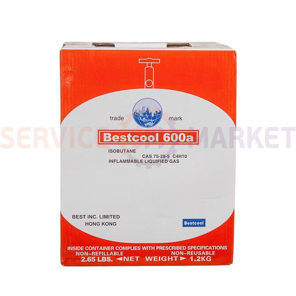 Фреон R600A Bestcool (1,2kg)