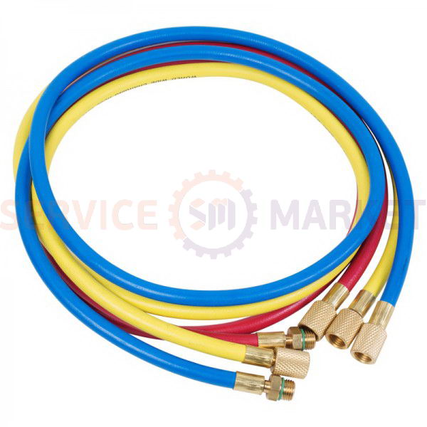 Набор заправочных шлангов СТ (3 шт.x900mm) для фреона R-410a Whicepart