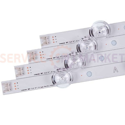 Комплект LED подсветки Innotek DRT 3.0 A+B 9 LED 6V для телевизора 47" LG