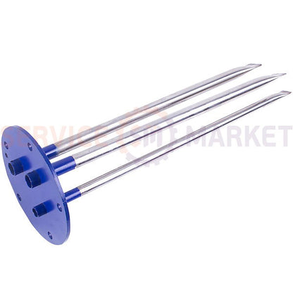 Фланец под сухие тэны для бойлера D наружн=137mm L трубок= 375/350/350mm Remon Novatec, Chaika