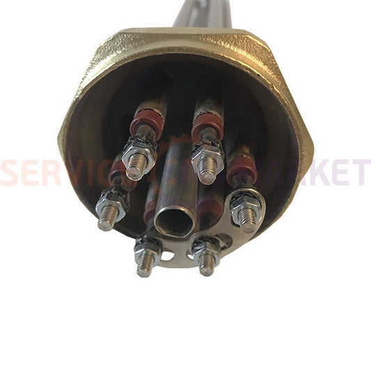 Блок тэнов 6000W 380V (нержав.), L=330mm гайка 2" для электрического котла SINAN