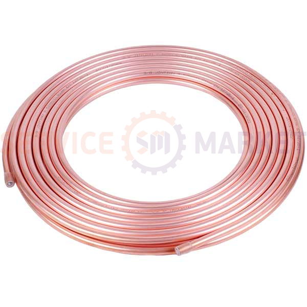 Труба мідна 3/8" (продаж кратна 5м, товщина стінки 0,81mm) Jintian