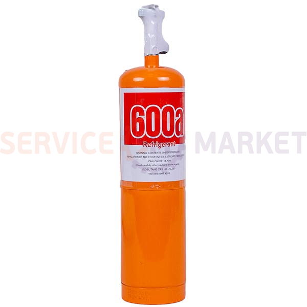 Фреон R600A с краном REFRIGERANT (0.42kg)