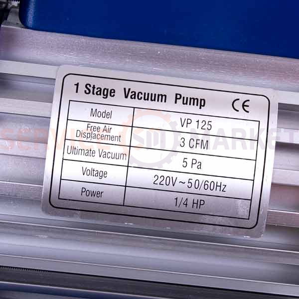 Вакуумный насос VP125 (1 ступ. 70 л/мин.)