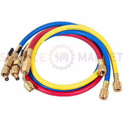 Набор заправочных шлангов 90262-36-E (3 шт.x900mm 1/4" SAE х 1/4" SAE Mastercool