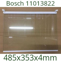 Bosch 11013822 Полиця (скляна) для холодильника 485x353x4mm
