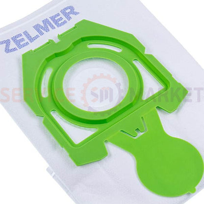 Набор мешков микровол. (4 шт.) ZMB01K WORWO для пылесоса Zelmer зеленый