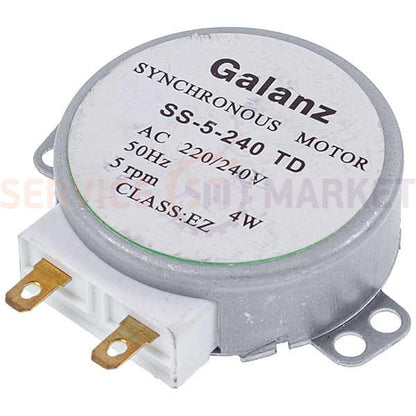 Galanz SS-5-240-TD Двигун піддона 4W 220V для мікрохвильової печі