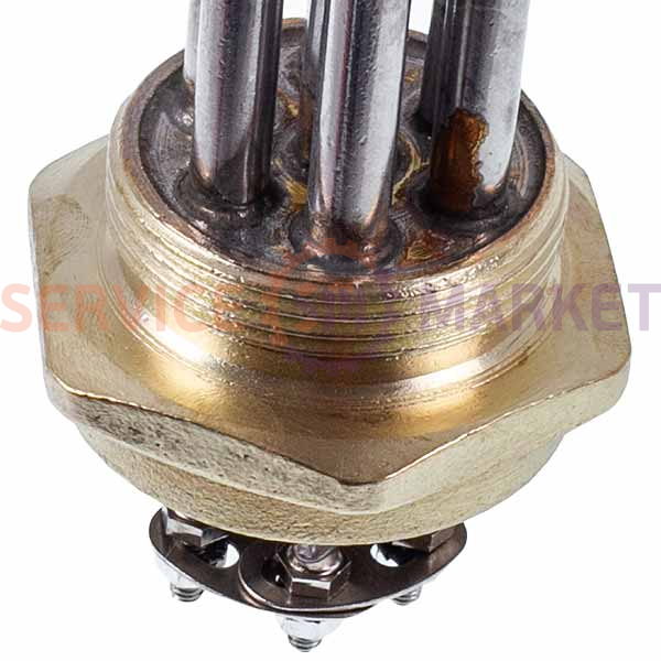 Блок тенів 15kW 220-380V (нержавіюча сталь) L=485mm гайка 1,5&apos&apos для електричного котла Koolwen