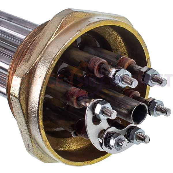 Блок тенів 3kW 220-380V (нержавіюча сталь) L=290mm гайка 2&apos&apos для електричного котла Koolwen