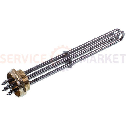 Блок тенів 6kW 220-380V (нержавіюча сталь) L=330mm гайка 2&apos&apos для електричного котла Koolwen