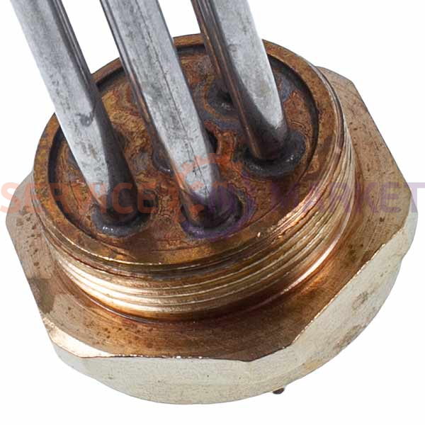 Блок тенів 7,5kW 220-380V (нержавіюча сталь) L=335mm гайка 2&apos&apos для електричного котла Koolwen