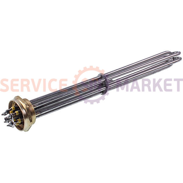 Блок тенів 12kW 220-380V (нержавіюча сталь) L=440mm гайка 2&amp;apos&amp;apos для електричного котла Koolwen