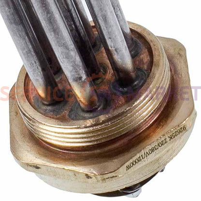 Блок тенів 12kW 220-380V (нержавіюча сталь) L=440mm гайка 2&amp;apos&amp;apos для електричного котла Koolwen