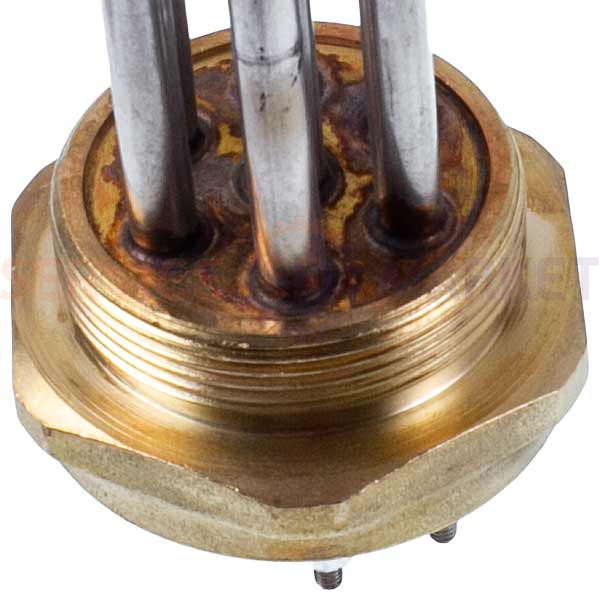 Блок тенів 15kW 220-380V (нержавіюча сталь) L=485mm гайка 2&apos&apos для електричного котла Koolwen