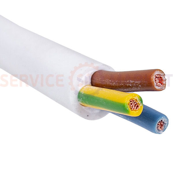 Кабель ПВС 3x1.5 (мідний) Запоріжжя (за 1 метр)