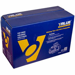 Вакуумний насос Value VE-180 (1 ступ./226 л/хв.)