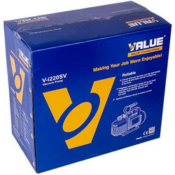 Вакумний насос з манометром Value VI 220-SV (2 ступ., 51 л/хв.)