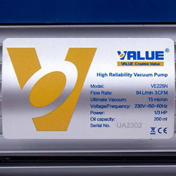 Вакумний насос Value VE-225 (2 ступ./70 літ/хв.)