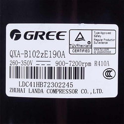 Компресор для кондиціонера Cooper&Hunter (C&H) 00103388 QAX-B102zE190A R410A 260-350V Gree 18&apos&apos