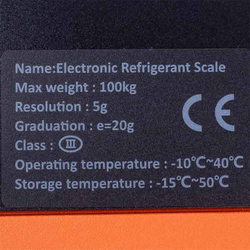 Електронні ваги для фреону LMC200 ELITECH (до 100kg)