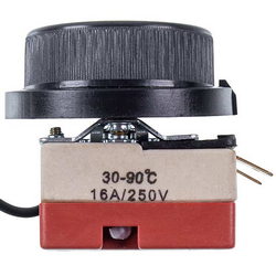 Термостат для бойлера WHD90E 16A 220V L=1000mm Tmax = 90°C + ручка керування (2 клеми)