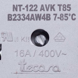 Термостат для бойлера NT122AVK 16A 400V 7-85°C капіляр L=600mm