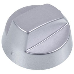 Ручка регулювання універсальна для плити з перехідниками D=6-8mm сріблястий