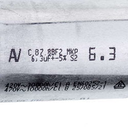 Конденсатор пусковий 6.3μF DUCATI UNOX KCN1003A 400V