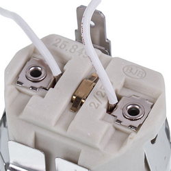 Патрон галогенової лампи UNOX KVE1015A 220-230V G9 D=35.5mm L кабелю=100mm