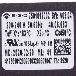 Термостат захисний робочої камери Rational 40.06.683P 200-240V X1:183°C - X2:°C - X3:450°C
