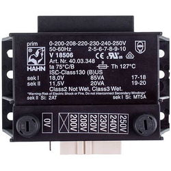Трансформатор силовий T1 Rational 87.01.297 з роз&aposємом 7 конт. 200-250V-18V(85VA)11.5V(20VA)