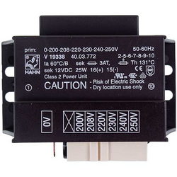 Трансформатор вентилятора охолодження V19338 Rational 40.03.772 200-250V-12V DC(25W)