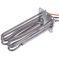 Тен парогенератора з прокладкою Rational 87.01.011 9000W 230/400V B=70mm L=190mm фланець 82x82mm