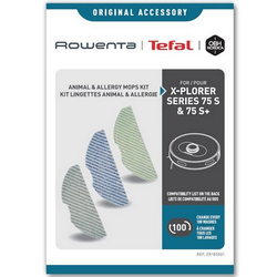 Комплект серветок із мікрофібри для робота-пилососа Rowenta ZR185001 (3 шт.)