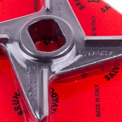 Ніж двосторонній для м&aposясорубки Unger H82 (4 JET) Lame Italia 100176 D=74mm s=14mm Отвір=17x13mm