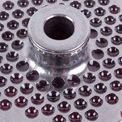 Решітка для м&aposясорубки Lame Italia 100200 4.5mm D=70mm (з центром та двома пазами) Enterpise 12 (PF1245CM)